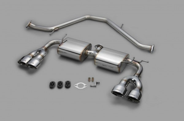TOM'S Racing Stainless Exhaust System - 2019-2022 Toyota Corolla (Quad Tips)