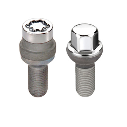 McGard 5 Lug Hex Install Kit w/Locks (Radius Seat Bolt) M14X1.5 / 17mm Hex / 35.4mm Shank L - Chrome 68032 68032 Photo - Primary