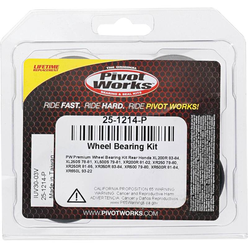 Pivot Works Pw Premium Wheel Bearing 25-1214-P 25-1214-P Photo - Primary