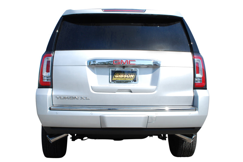 Gibson 14-19 Cadillac Escalade Base 6.2L 3.5in/2.25in Cat-Back Dual Extreme Exhaust - Aluminized 5681 5681 Illustration Guide