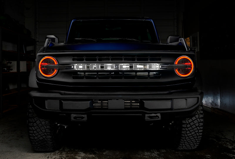 ORACLE Lighting Oracle 2021 Ford Bronco DRL Upgrade w/ Halo Kit - ColorSHIFT w/ BC1 Controller 1468-335 1468-335 Photo - lifestyle view