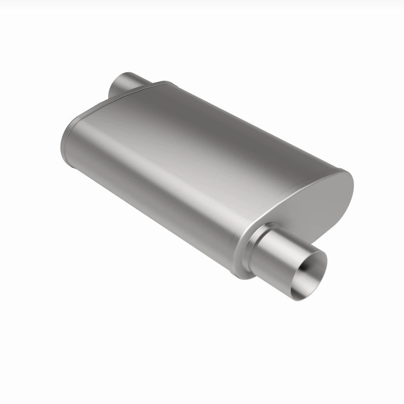 MagnaFlow 4" X 9" Oval Offset/Offset XL Multi-Chamber Performance Muffler 13236 360 Degree Image Set