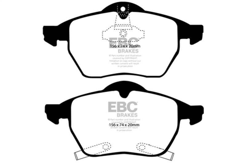 EBC Disc Brake Pad Set DP31187C Photo - Primary