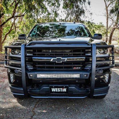 Westin 16-18 Chevy Silverado 1500 Sportsman X Grille Guard - Textured Black 40-33875 40-33875 Photo - Mounted