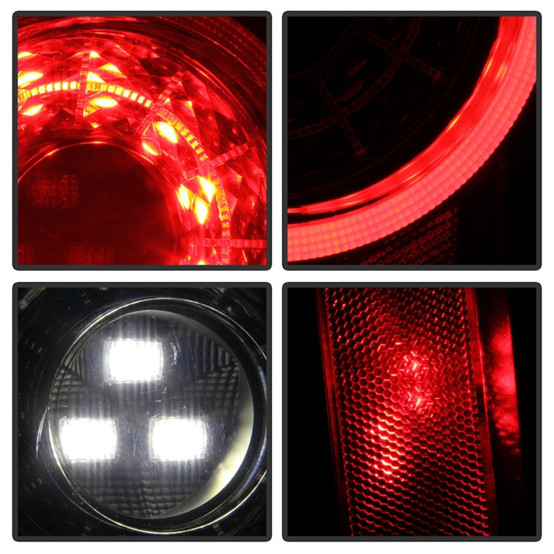 Spyder 19-20 Jeep Wrangler - Full LED Tail Lights - Seq Turn Signal - Black ALT-YD-JW19-SEQ-BK 5086174 5086174 Photo - Unmounted