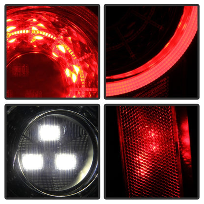 Spyder 19-20 Jeep Wrangler - Full LED Tail Lights - Seq Turn Signal - Black ALT-YD-JW19-SEQ-BK 5086174 5086174 Photo - Unmounted