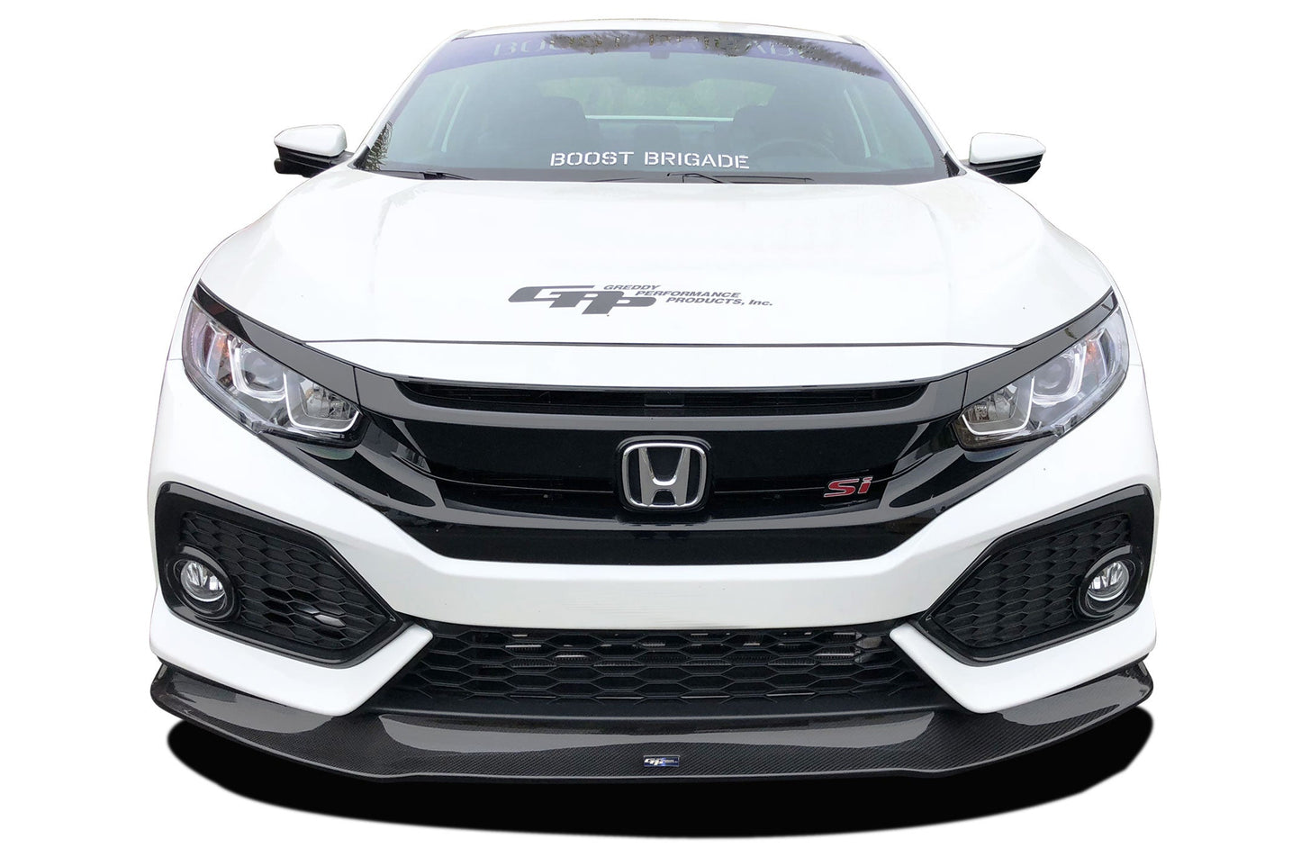 GReddy FRONT LIP SPOILER CIVIC SI COUPE/ SEDAN (FC) 17-19 CARBON - () 17550101