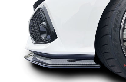 GReddy FRONT LIP SPOILER CIVIC SI COUPE/ SEDAN (FC) 17-19 CARBON - () 17550101