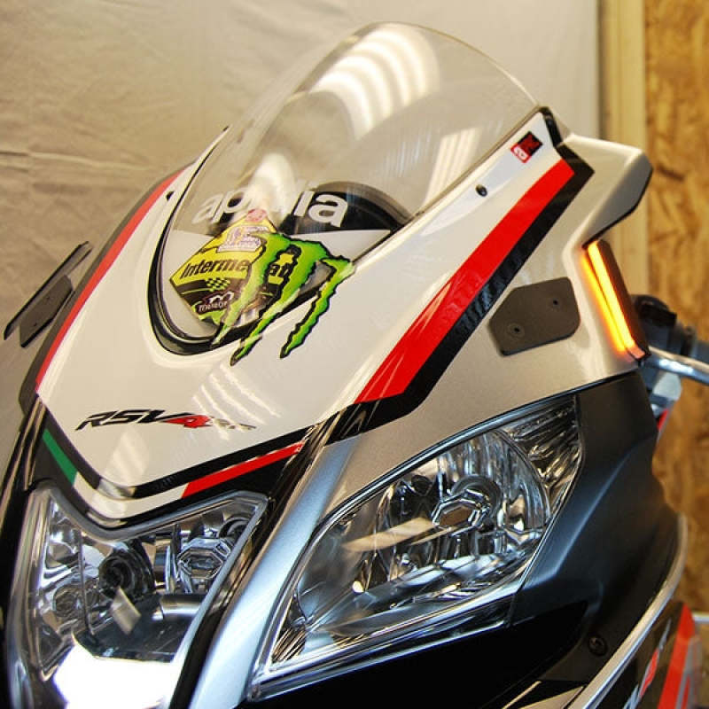 New Rage Cycles 09-20 Aprilia RSV4 Front Turn Signals RSV4-FB-BO