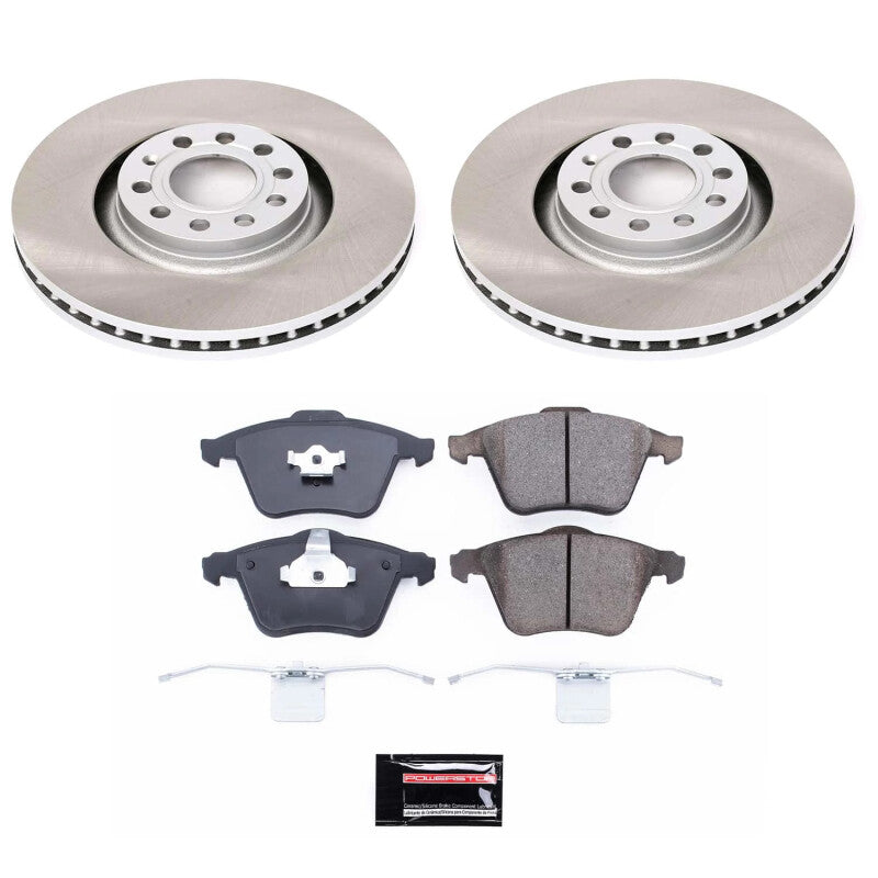 PowerStop Power Stop 01-05 Audi Allroad Quattro Front Semi-Coated Rotor Kit SC891 SC891 Photo - Primary