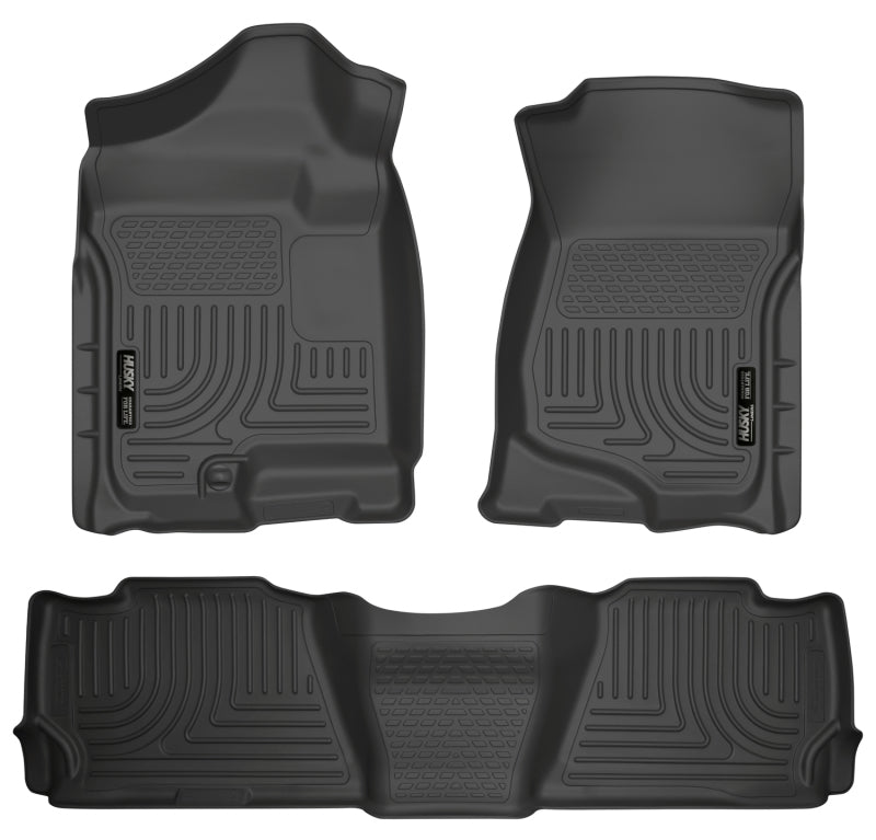 Husky Liners 07-13 GM Escalade ESV/Avalanche/Suburban WeatherBeater Black Front/2nd 98261 Photo - Primary