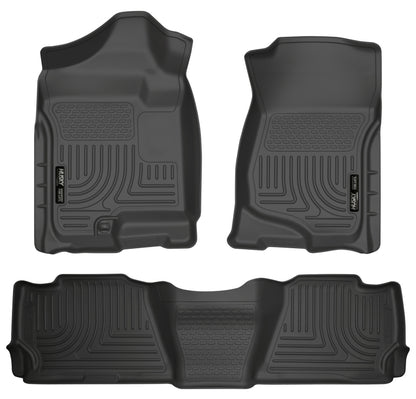 Husky Liners 07-13 GM Escalade ESV/Avalanche/Suburban WeatherBeater Black Front/2nd 98261 Photo - Primary