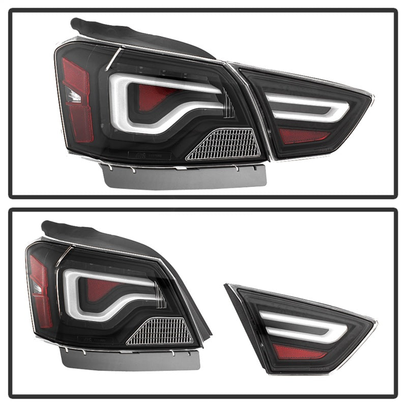 SPYDER xTune 14-18 Chevy Impala (Excl 14-16 Limited) LED Tail Lights - Black (ALT-JH-CIM14-LBLED-BK) 9042140 9042140 Photo - Unmounted