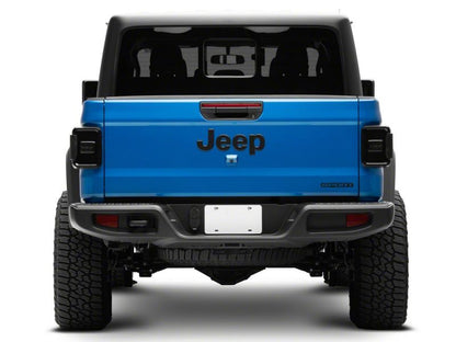 Raxiom 20-23 Jeep Gladiator JT w/ Factory Halogen LED Tail Lights- Blk Housing (Smoked Lens) JG10490 JG10490 Photo - Close Up