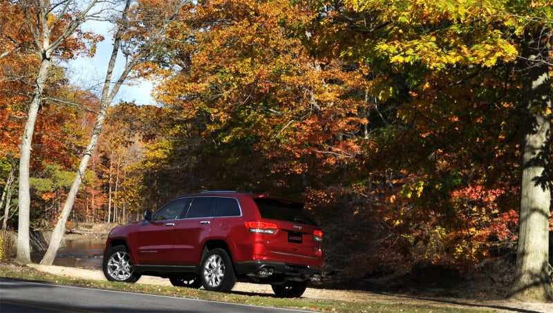 Corsa Performance 14-16 Jeep Grand Cherokee Summit Edition Polished 2.5in Dual Rear Exit 14992 Photo - Mounted