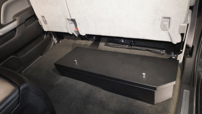 Tuffy Products Tuffy Underseat Lockbox 2/3 Length W/ Keyed Lock For Chevrolet Silverado & Gmc Sierra 340-01 340-01 Photo - Mounted