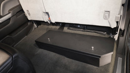 Tuffy Products Tuffy Underseat Lockbox 2/3 Length W/ Keyed Lock For Chevrolet Silverado & Gmc Sierra 340-01 340-01 Photo - Mounted