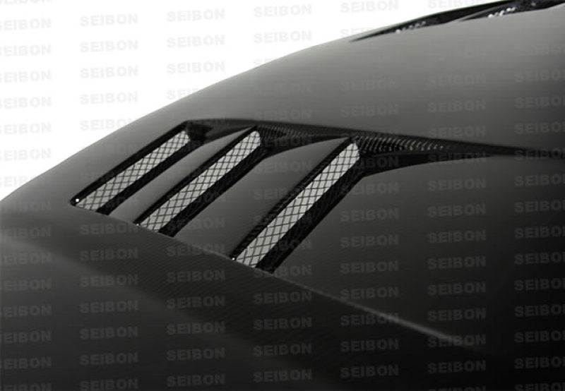 Seibon 99-00 Honda Civic (EM1/EJ6/7/8/EK9) TS-Style Carbon Fiber Hood HD9900HDCV-TS HD9900HDCV-TS Photo - Primary
