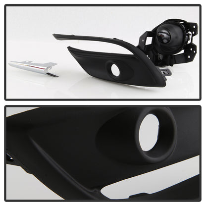 Spyder 17-18 Mazda 3 OEM Style Full LED Fog Light w/Switch - Clear (FL-MM32017-LED-C) 9043192 9043192 User 5
