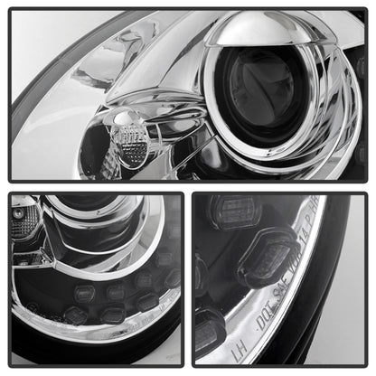 Spyder Volkswagen Beetle 1998-2005 Projector Headlights DRL Chrome PRO-YD-VB98-DRL-C 5080554 5080554 User 1