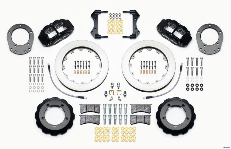Wilwood Narrow Superlite 4R Front Hat Kit 12.88in 76-77 Ford Bronco Dana 44 w/Lines 140-13305 140-13305 Photo - Primary