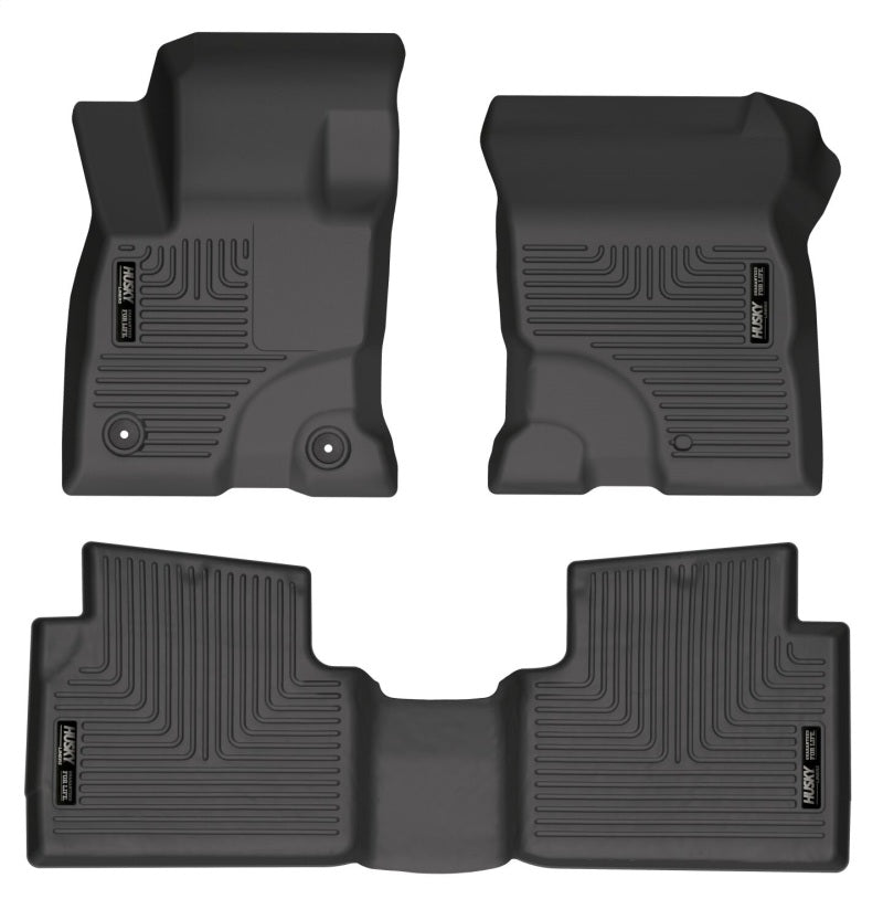 Husky Liners 2022 Ford Maverick(No Fit Hybrid) Weatherbeater Front & 2nd Seat Floor Liners - Black 95051 95051 Photo - Primary