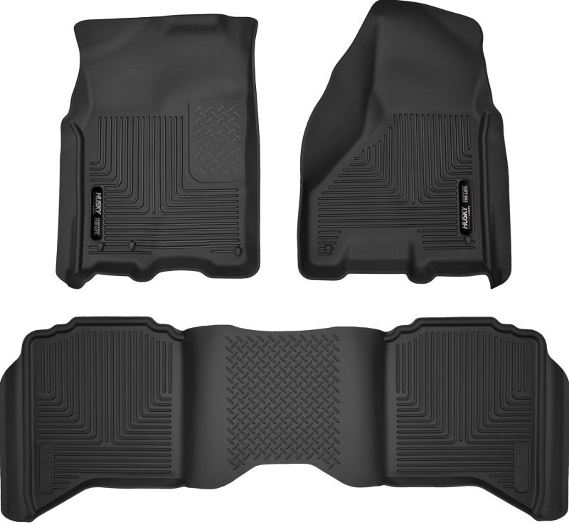 Husky Liners 2012 Dodge Ram 1500/2500/3500 Crew Cab WeatherBeater Combo Black Floor 99001 Photo - Primary