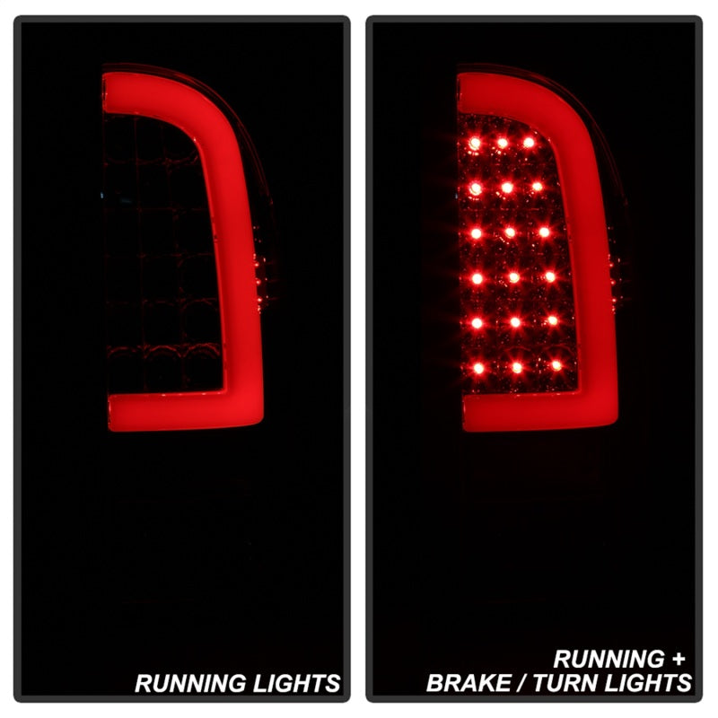 SPYDER xTune 05-15 Toyota Tacoma (Excl Models w/LED) Light Bar LED Tail Lights -Chrm (ALT-ON-TT05-LBLED-C) 5082114 5082114 Photo - Unmounted