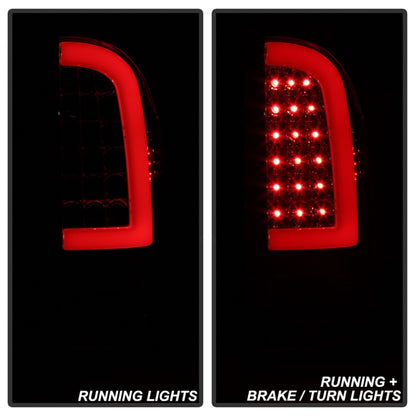 SPYDER xTune 05-15 Toyota Tacoma (Excl Models w/LED) Light Bar LED Tail Lights -Chrm (ALT-ON-TT05-LBLED-C) 5082114 5082114 Photo - Unmounted