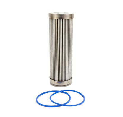 Fuelab 6 Micron Stainless Steel Replacement Element - 6in w/2 O-Rings & Instructions 71814 71814 Photo - Primary