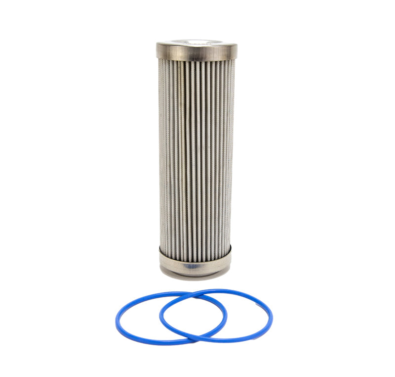 Fuelab 6 Micron Stainless Steel Replacement Element - 6in w/2 O-Rings & Instructions 71814 71814 Photo - Primary