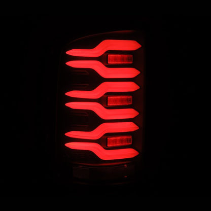 AlphaRex 14-18 GMC Sierra 1500/2500HD/3500HD LUXX-Series LED Tail Lights Blk w/Actv Light & Seq. Sig 630040 630040 User 4