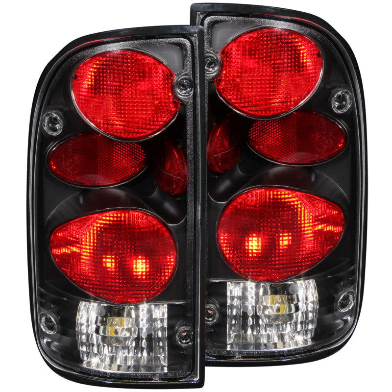Anzo 1995-2000 Toyota Tacoma Taillights Black 211129 Photo - Primary