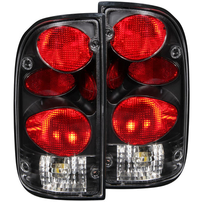 Anzo 1995-2000 Toyota Tacoma Taillights Black 211129 Photo - Primary