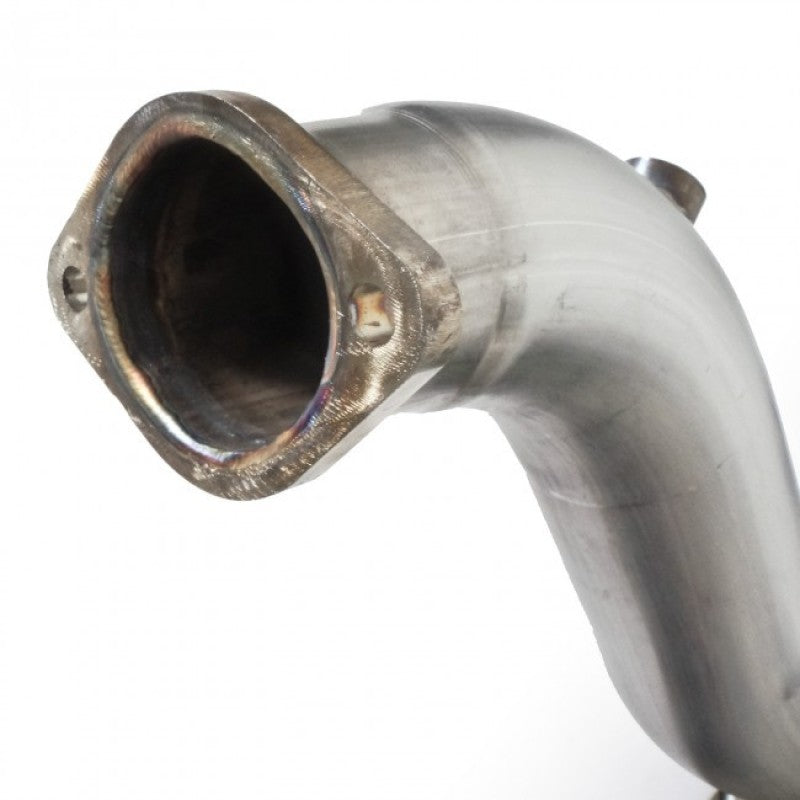 Stainless Works 2017 F-150 Raptor 3.5L 3in Downpipe High-Flow Cats Factory Connection FTR17DPCAT FTR17DPCAT Photo - Close Up
