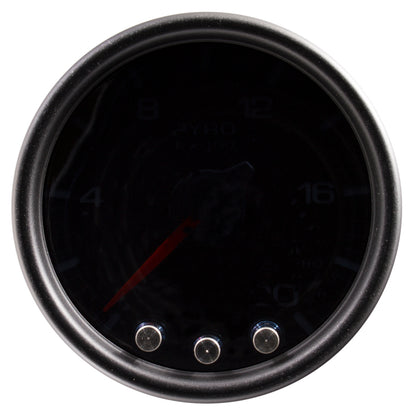 Autometer Spek-Pro Gauge Pyro. (Egt) 2 1/16in 2000f Stepper Motor W/Peak & Warn Blk/Smoke/Blk P31052 P31052 User 2