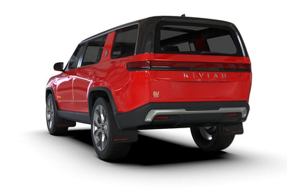 Rally Armor 2022+ Rivian R1S Black UR Mud Flap w/ Light Blue Logo MF108-UR-BLK-ABL MF108-UR-BLK-ABL User 2