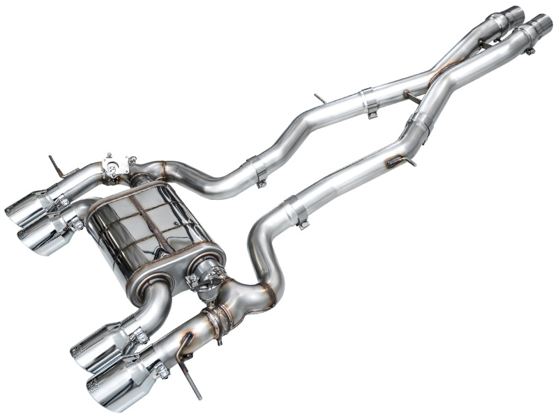 AWE Tuning 23-24 BMW G87 M2 SwitchPath Edition Exhaust - Chrome Silver Tips 3025-42487 3025-42487 Photo - Primary