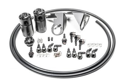 Radium Engineering 05-13 Chevrolet Corvette Fluid Lock Dual Catch Can Kit 20-0787-FL 20-0787-FL Photo - Primary