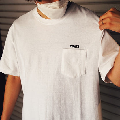 TOM'S Racing Pocket T-Shirt (White or Black) T-Shirt