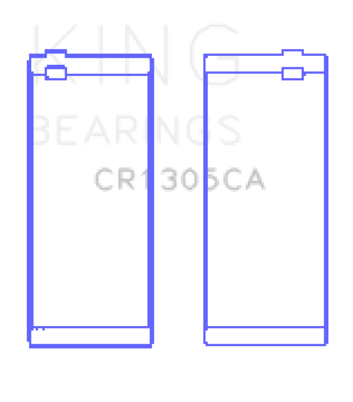 King Engine Bearings Cummins 4Bta/4Btaa/6Bt/6Bta (Size +0.75mm) Connecting Rod Bearing Set CR1305CA0.75 CR1305CA0.75 Photo - Primary