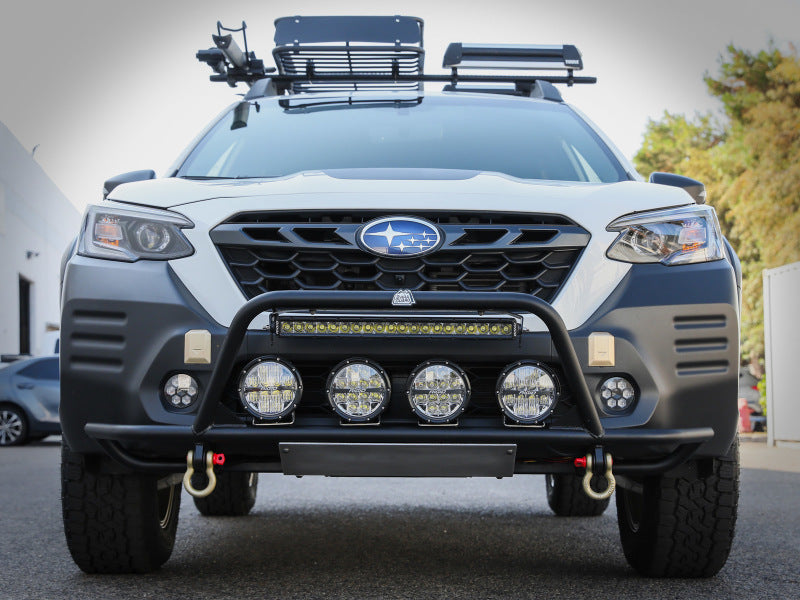aFe POWER 15-19 Subaru Outback H4 2.5L / H6 3.6L Terra Guard Front Bumper - Black 79-27008 79-27008 Photo - Mounted