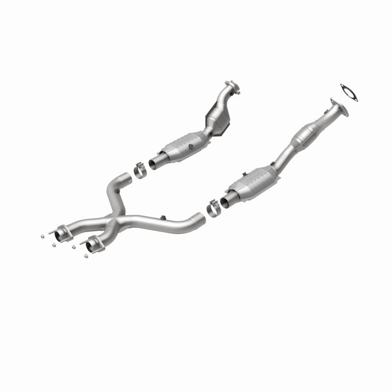 MagnaFlow Ford Mustang HM Grade Federal / EPA Compliant Direct-Fit Catalytic Converter 93671 360 Degree Image Set
