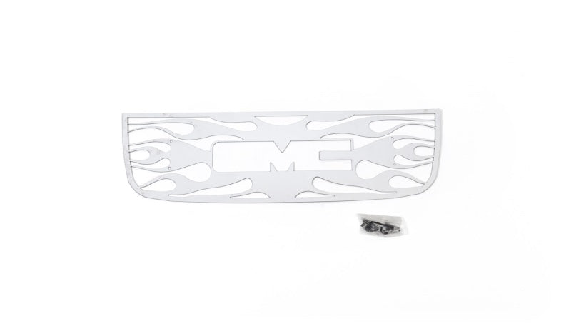Putco 02-08 GMC Envoy w/ Logo CutOut Flaming Inferno Stainless Steel Grille 89133 89133 Photo - Primary