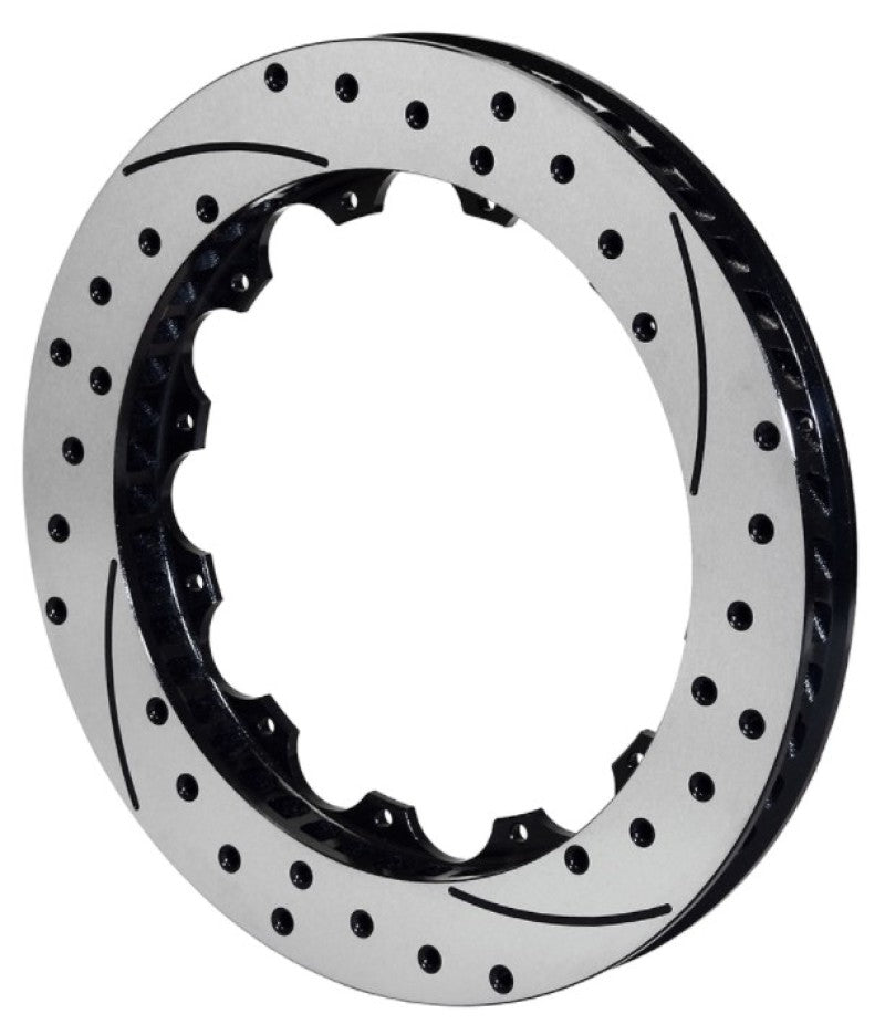 Wilwood Rotor-SV-SRP 72 Iron-RH-Drill-BLK, 14.25 x 1.25 - 12 on 9.19" 160-9762-BK User 1