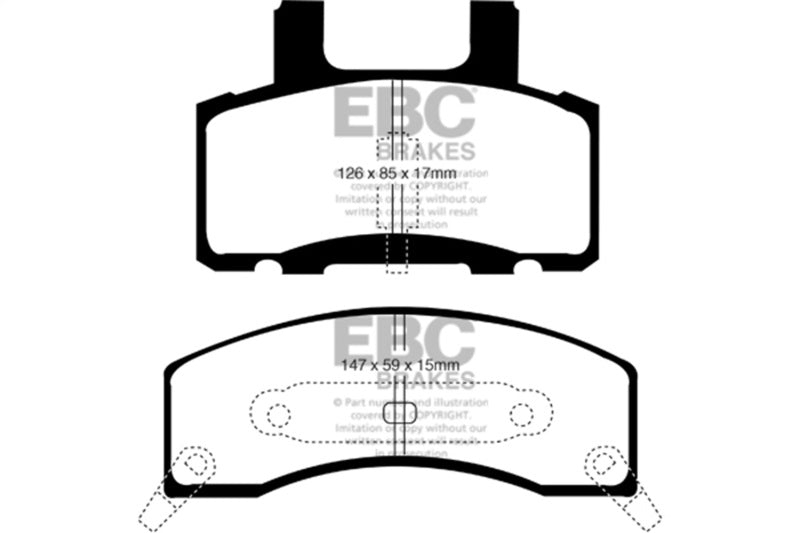 EBC Disc Brake Pad Set DP61274 Photo - Primary