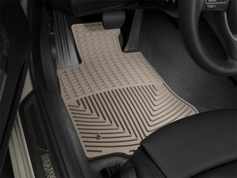 WeatherTech WT Rubber Mats - Front - Tan Floor Mats Floor Mats - Rubber main image