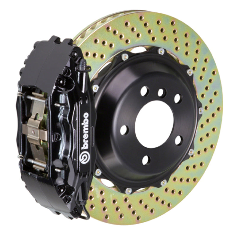 Brembo GT Brake Kit Infiniti FX35 FX45 Front 03-08 Drilled Black 1B1.9003A1 Photo - Primary