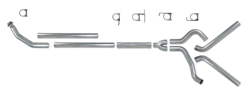 Diamond Eye Performance Diamond Eye KIT 4in TB MFLR RPLCMENT PIPE DUAL SS: 94-02 DODGE CUMMINS 5.9L K4214S-RP K4214S-RP Photo - Primary