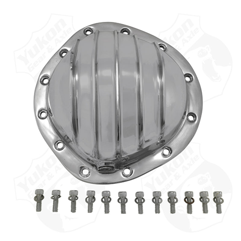 Yukon Gear & Axle Yukon Gear Polished Aluminum Cover For GM 12 Bolt Truck YP C2-GM12T YP C2-GM12T Photo - Primary